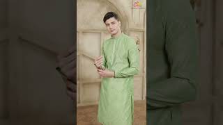 Green Art Silk Kurta Pyjama 305567