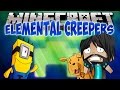 Minecraft Mods: Think's Lab - Kevin's Creepers - Elemental Creepers!