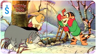 Winnie The Pooh A Very Merry Pooh Year 2002 Scene Setting Up Christmas Tree