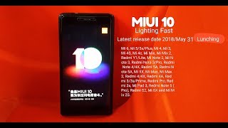 Miui 10 confirm Release date.. 7 on May 31 | Technology News | bangla review |