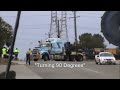 Oversize Load Trucks - Turning 90 Degrees #1