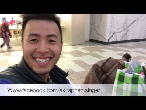 Akira đi shopping ở Toronto Canada để về làm quà cho người thân và a chị e kết nghĩa 11/2014