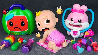 14 Minutes Satisfying With Unboxing Doctor Toys, Ambulance Playset Toys Tana Toys Asmr