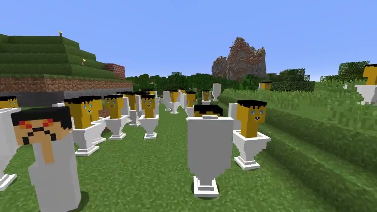 We Are SURROUNDED By SCARY SKIBIDI TOILET in Minecraft 😱 We Are SURROUNDED By SCARY SKIBIDI TOILET in Minecraft 😱