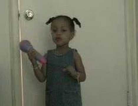Nia singing Reasons by Earth, Wind and Fire at age 2