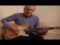 Playing the guitar: Francis Rossi plays the shuffle