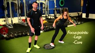 Lisas Torture Of The Week Single Leg Plate Drags
