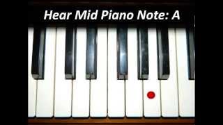 Hear Piano Note - Mid A