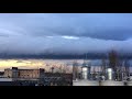 Ijesztő felhősáv (görgőfelhő) érkezett Szegedre