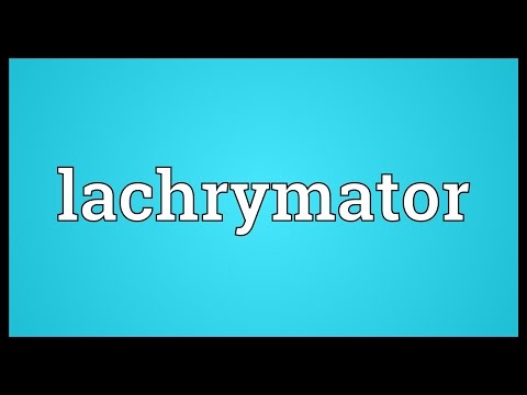Header of lachrymator