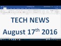 Technology news update August 17th 2016 Cyberbullying NSA Ransomware Microsoft and more