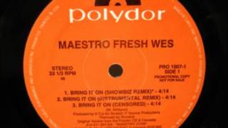 Watch Maestro Fresh Wes Bring It On video