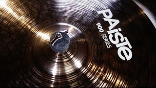 Paiste 900 Series Cymbals with Dylan Elise