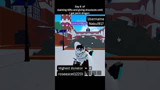 Day 8 Of Claiming Gift And Giving Shoutout Until I Claim Perm Dragon
