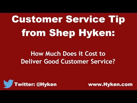 Customer Service Expert Tip: The Cost of Good Customer Service