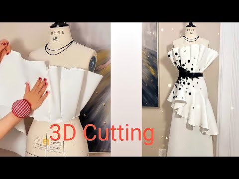 Thiết kế váy đầm nâng cao bằng phương pháp Drapping| Rập 3D| 3D Cutting| TR Cutting #29