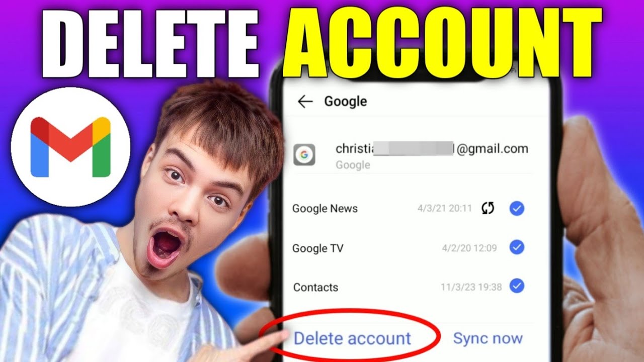 How To Delete Or Remove A Gmail Account In Gmail How To Delete Or Remove A Gmail Account In Gmail