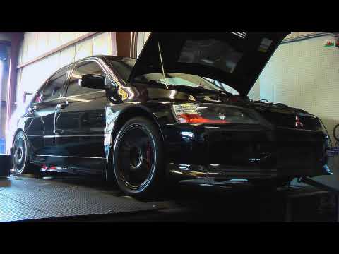 FP Red MItsubishi Evo IX Dyno Tuning