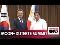 South Korea, Philippines bilateral summit gets underway at Seoul's presidential Blue House