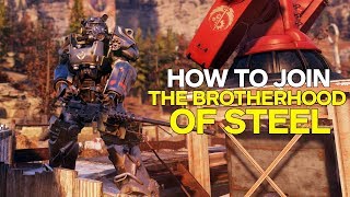 Fallout 76: How to Join the Brotherhood of Steel