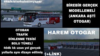 Ankara Aşti̇ Ve İstanbul Harem Otogar Gerçek Modellemeli̇ Proton Bus Si̇mulator Cami̇asinda Tek
