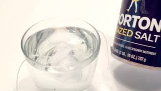 Pick Up A Ice Cube With A String And Salt Experiment