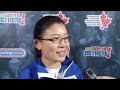 2012 World Financial Group Continental Cup Draw 4 Media Scrum