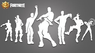 Fortnite Legendary Battlepass Dances With The Best Music! (Orange Justice, Surfi