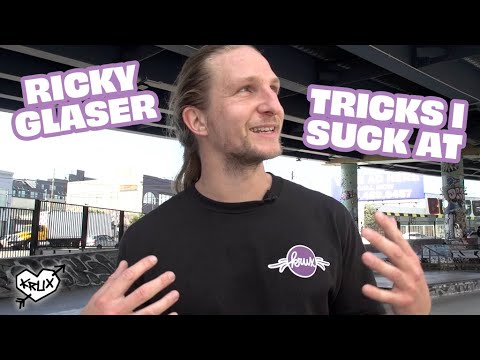 RICKY GLASER TRIES TRICKS HE SUCKS AT! | Krux Trucks