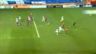 Arbitro Ulises Mereles regala penal a Chile Sub 17 contra Peru 04.09.2013