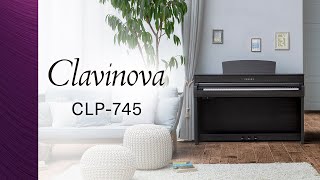 Yamaha Clavinova CLP-745 Digital Piano Overview