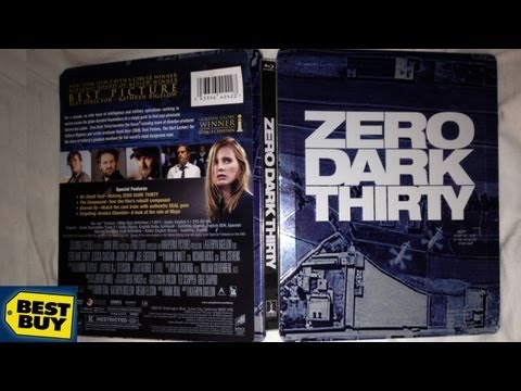 Zero Dark Thirty Best Buy Exclusive Blu-ray/DVD SteelBook Unboxing - (2012) - Jessica Chastain