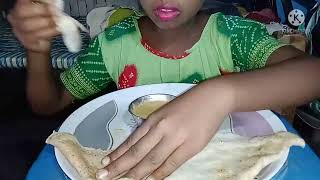 Eating Ghee Dosa And Coconut Chutiny Show