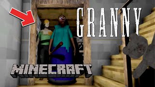 NİNE VE DEDE MİNECRAFT EVRENİNDE! - Granny (Minecraft Modu)