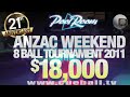 Anzac Weekend 8 Ball 2011 Final Mick Hill v James Delahunty