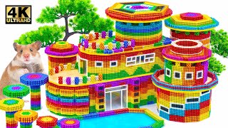 ASMR Video | How To Build Contemporary Rainbow Art Museum For Pets