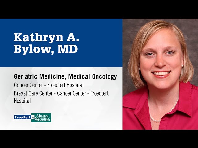 Watch Dr. Kathryn Bylow - Clinical Cancer Center on YouTube.
