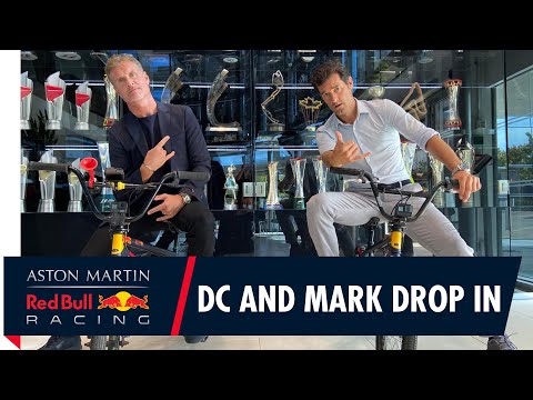 David Coulthard and Mark Webber sneak into the Red Bull Racing ...