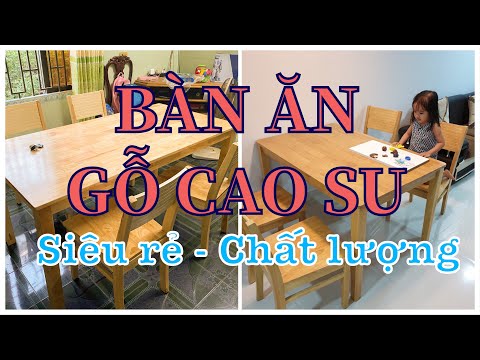 Bàn ăn 6 ghế giá rẻ mẫu mới năm 2020