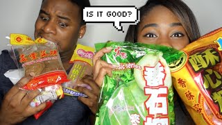 Black People Try Asian Candy Vomit Warning