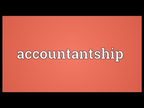 Header of Accountantship