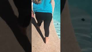 Pushed In The Pool, Second Time In A Week, Smh
