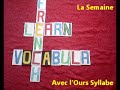 Apprendre le français / anglais en s'amusant - les jours