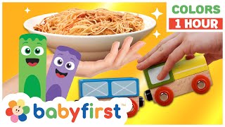 Toddler Learning  | COLOR CREW MAGIC - Train & Spaghetti | DIY & Kitchen for Kid