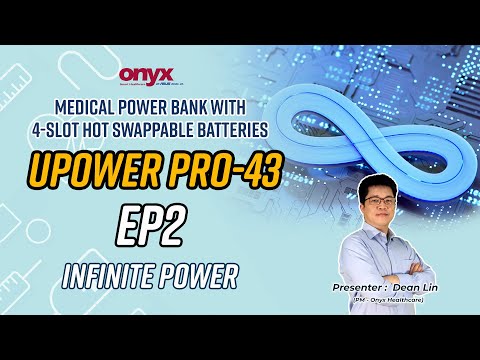 Medical Power Bank with 4-Slot Hot Swappable Batteries [ UPower-Pro43 ] EP2