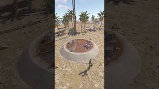 Patched Depo To A Cave Base From Up Top With Industrial Conveyors In Rust