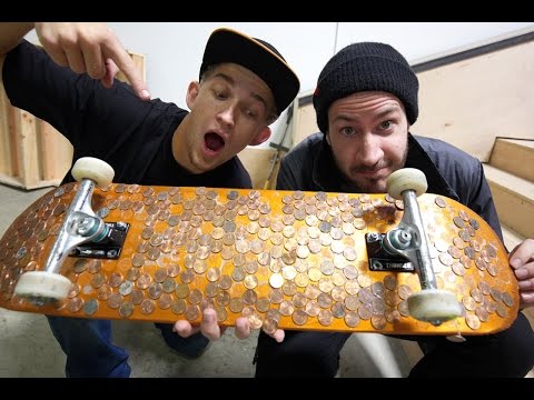A REAL LIFE PENNY BOARD?! | EPIC 5 STAIR GAME OF SKATE | YOU MAKE IT WE SKATE IT EP 108