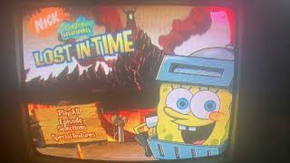 Spongebob Squarepants Lost In Time Dvd Menu Walkthrough From 2006