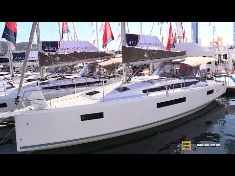2019 Jeanneau Sun Odyssey 410 - Deck and Interior Walkaround - 2018 Cannes Yachting Festival