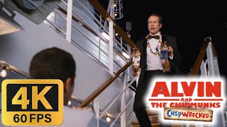 Alvin And The Chipmunks Chipwrecked 2011 - Dave Gets Caught By Captain Correlliian 4K60Fps